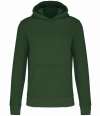 KB4029 K4029 Kariban Kids Hooded Sweatshirt Forest Green colour image